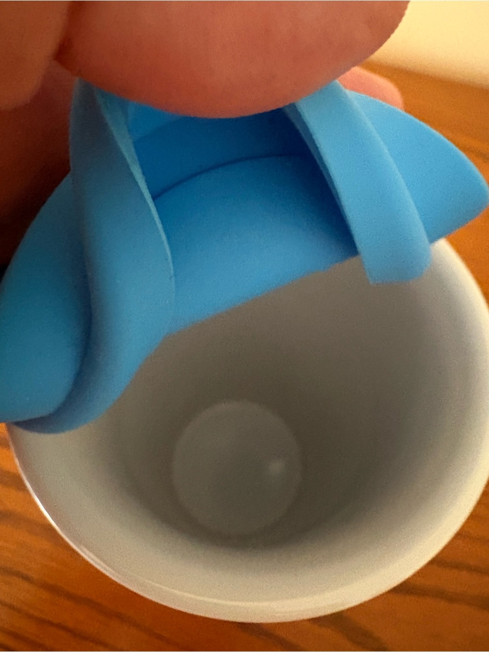 Hershey Kisses Blue Travel Mug with Silicone Sleeve - Picture 7 of 7